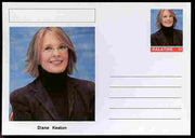 Palatine (Fantasy) Personalities - Diane Keaton (actress) postal stationery card unused and fine