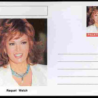 Palatine (Fantasy) Personalities - Raquel Welch (actress) postal stationery card unused and fine