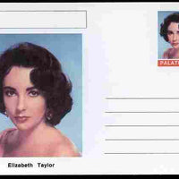 Palatine (Fantasy) Personalities - Elizabeth Taylor (actress) postal stationery card unused and fine