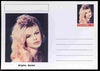 Palatine (Fantasy) Personalities - Brigitte Bardot (actress) postal stationery card unused and fine