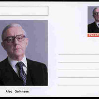 Palatine (Fantasy) Personalities - Alec Guinness (actor) postal stationery card unused and fine