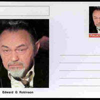 Palatine (Fantasy) Personalities - Edward G Robinson (actor) postal stationery card unused and fine