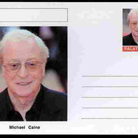 Palatine (Fantasy) Personalities - Michael Caine (actor) postal stationery card unused and fine