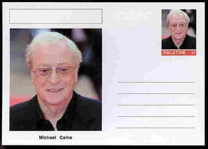 Palatine (Fantasy) Personalities - Michael Caine (actor) postal stationery card unused and fine