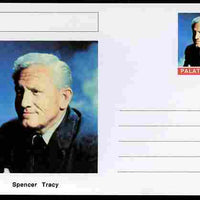 Palatine (Fantasy) Personalities - Spencer Tracy (actor) postal stationery card unused and fine