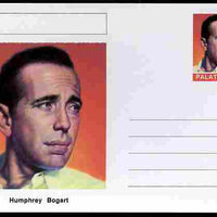 Palatine (Fantasy) Personalities - Humphrey Bogart (actor) postal stationery card unused and fine