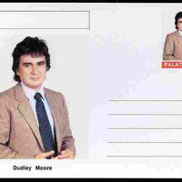 Palatine (Fantasy) Personalities - Dudley Moore (comic actor) postal stationery card unused and fine