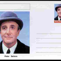 Palatine (Fantasy) Personalities - Peter Sellers (comic actor) postal stationery card unused and fine