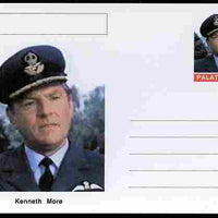 Palatine (Fantasy) Personalities - Kenneth More (actor) postal stationery card unused and fine