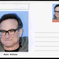 Palatine (Fantasy) Personalities - Robin Williams (comic actor) postal stationery card unused and fine