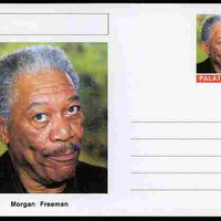 Palatine (Fantasy) Personalities - Morgan Freeman (actor) postal stationery card unused and fine