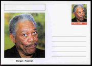 Palatine (Fantasy) Personalities - Morgan Freeman (actor) postal stationery card unused and fine