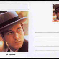 Palatine (Fantasy) Personalities - Al Pacino (actor) postal stationery card unused and fine
