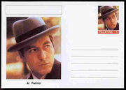 Palatine (Fantasy) Personalities - Al Pacino (actor) postal stationery card unused and fine