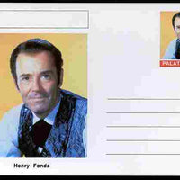 Palatine (Fantasy) Personalities - Henry Fonda (actor) postal stationery card unused and fine
