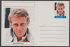 Palatine (Fantasy) Personalities - Steve McQueen (actor) postal stationery card unused and fine