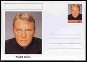 Palatine (Fantasy) Personalities - Richard Burton (actor) postal stationery card unused and fine