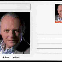 Palatine (Fantasy) Personalities - Anthony Hopkins (actor) postal stationery card unused and fine