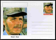 Palatine (Fantasy) Personalities - Robert Shaw (actor) postal stationery card unused and fine