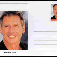 Palatine (Fantasy) Personalities - Harrison Ford (actor) postal stationery card unused and fine