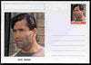 Palatine (Fantasy) Personalities - Clint Walker (actor) postal stationery card unused and fine