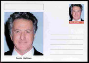 Palatine (Fantasy) Personalities - Dustin Hoffman (actor) postal stationery card unused and fine