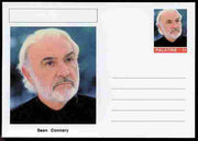 Palatine (Fantasy) Personalities - Sean Connery (actor) postal stationery card unused and fine