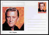 Palatine (Fantasy) Personalities - Kirk Douglas (actor) postal stationery card unused and fine