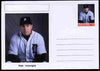 Palatine (Fantasy) Personalities - Pete Incaviglia (baseball) postal stationery card unused and fine