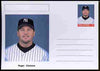 Palatine (Fantasy) Personalities - Roger Clemens (baseball) postal stationery card unused and fine