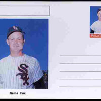 Palatine (Fantasy) Personalities - Nellie Fox (baseball) postal stationery card unused and fine