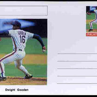 Palatine (Fantasy) Personalities - Dwight Gooden (baseball) postal stationery card unused and fine