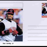Palatine (Fantasy) Personalities - Ken Griffey Jr (baseball) postal stationery card unused and fine
