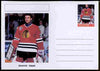 Palatine (Fantasy) Personalities - Dominik Hasek (ice hockey) postal stationery card unused and fine