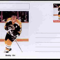 Palatine (Fantasy) Personalities - Bobby Orr (ice hockey) postal stationery card unused and fine