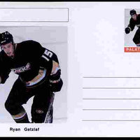 Palatine (Fantasy) Personalities - Ryan Getziaf (ice hockey) postal stationery card unused and fine