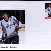 Palatine (Fantasy) Personalities - Alexander Ovechkin (ice hockey) postal stationery card unused and fine