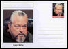 Palatine (Fantasy) Personalities - Orson Welles (actor) postal stationery card unused and fine