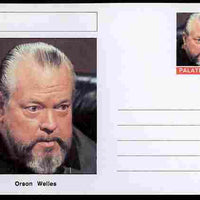 Palatine (Fantasy) Personalities - Orson Welles (actor) postal stationery card unused and fine