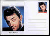 Palatine (Fantasy) Personalities - Robert Mitchum (actor) postal stationery card unused and fine
