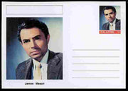 Palatine (Fantasy) Personalities - James Mason (actor) postal stationery card unused and fine
