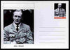 Palatine (Fantasy) Personalities - John Alcock (aviation pioneer) postal stationery card unused and fine