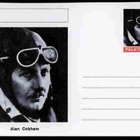 Palatine (Fantasy) Personalities - Alan Cobham (aviation pioneer) postal stationery card unused and fine