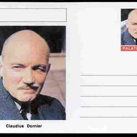 Palatine (Fantasy) Personalities - Claudius Dornier (aviation pioneer) postal stationery card unused and fine