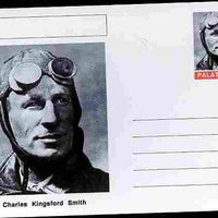 Palatine (Fantasy) Personalities - Charles Kingsford Smith (aviation pioneer) postal stationery card unused and fine