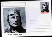 Palatine (Fantasy) Personalities - Charles Kingsford Smith (aviation pioneer) postal stationery card unused and fine