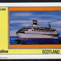 Eynhallow 1982 Ships (Odesea) imperf deluxe sheet (£2 value) unmounted mint