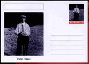 Palatine (Fantasy) Personalities - Walter Hagan (golf) postal stationery card unused and fine