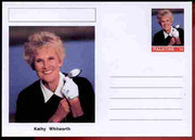 Palatine (Fantasy) Personalities - Kathy Whitworth (golf) postal stationery card unused and fine