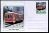 Chartonia (Fantasy) Buses & Trams - New Orleans Tram postal stationery card unused and fine